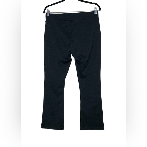NEW American Giant Black Ponte Kick Flare Pant, Ankle Slits, Small Pocket M (10) - Picture 8 of 16